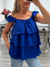 Load image into Gallery viewer, Terri bardot tiered top
