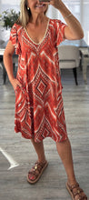 Load image into Gallery viewer, Abbi boho print dress
