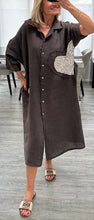 Load image into Gallery viewer, Alita sequin heart shirt dress
