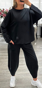 Amber barrel pant set