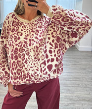 Load image into Gallery viewer, Annie animal print sweatshirt

