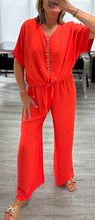 Load image into Gallery viewer, Bianca button tie front coord set
