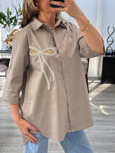 Load image into Gallery viewer, Bianca sequin bow shirt
