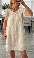 Load image into Gallery viewer, Blair broderie trim dress
