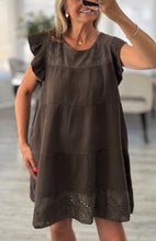 Load image into Gallery viewer, Blair broderie trim dress
