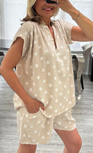 Load image into Gallery viewer, Bonnie polka dot short set
