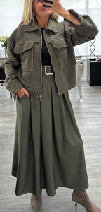 Bonnie boucle zip jacket