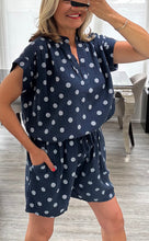 Load image into Gallery viewer, Bonnie polka dot short set
