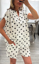 Load image into Gallery viewer, Bonnie polka dot short set
