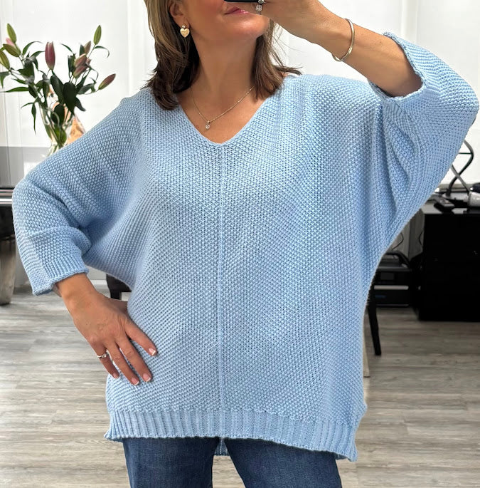 Camille waffle knit jumper