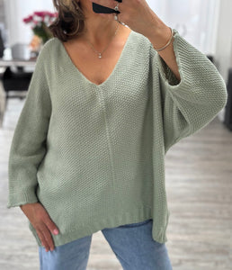 Camille waffle knit jumper