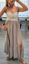 Load image into Gallery viewer, Cassie corrded detail maxi
