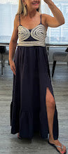 Load image into Gallery viewer, Cassie corrded detail maxi

