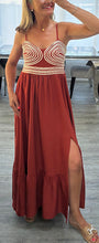 Load image into Gallery viewer, Cassie corrded detail maxi
