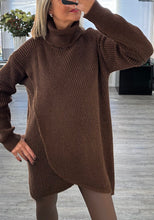 Load image into Gallery viewer, Celia cowl neck chunky knit jumper
