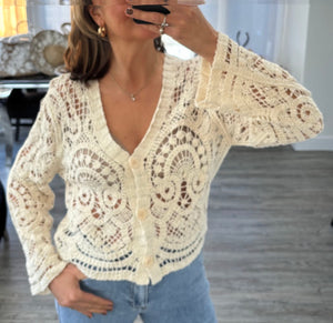 Celia crochet cardi