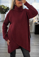 Load image into Gallery viewer, Celia cowl neck chunky knit jumper
