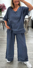 Load image into Gallery viewer, Celia v neck cotton set

