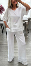 Load image into Gallery viewer, Celia v neck cotton set
