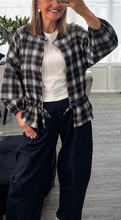 Load image into Gallery viewer, Charley check bomber jacket
