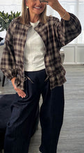Load image into Gallery viewer, Charley check bomber jacket
