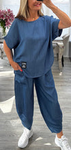 Load image into Gallery viewer, Charley Chambray Denim set
