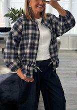 Load image into Gallery viewer, Charley check bomber jacket
