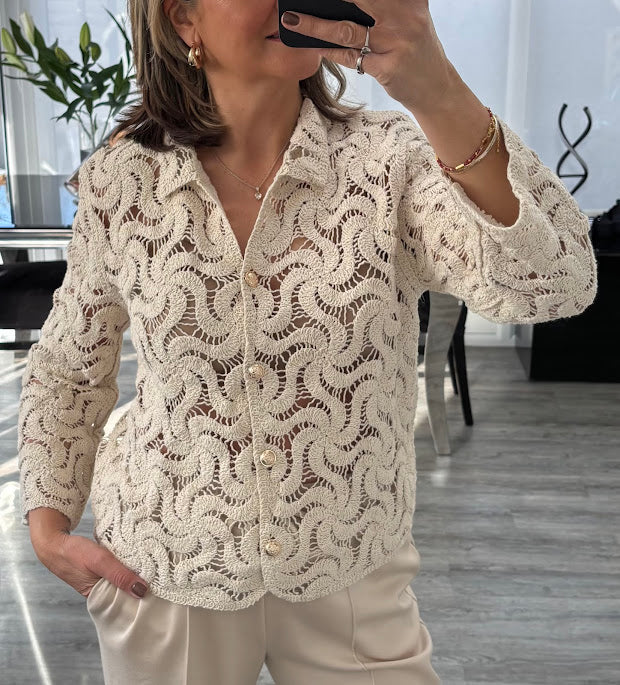 Chrissi crochet cardigan