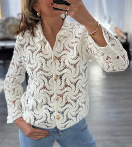 Chrissi crochet cardigan