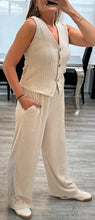 Load image into Gallery viewer, Christi crinkle waistcoat set
