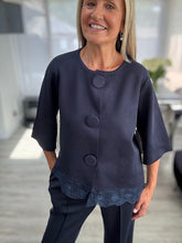 Load image into Gallery viewer, Ciara lace trim cardigan
