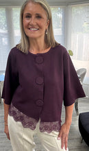 Load image into Gallery viewer, Ciara lace trim cardigan

