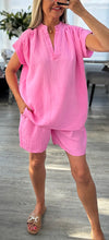 Load image into Gallery viewer, Claudia cheesecloth short set
