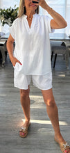 Load image into Gallery viewer, Claudia cheesecloth short set
