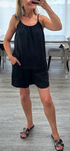 Load image into Gallery viewer, Cherry cheesecloth short set
