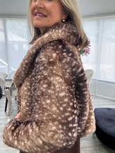 Load image into Gallery viewer, Darla leopard print faux fur jacket
