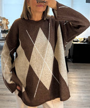Load image into Gallery viewer, Della diamond knit jumper
