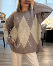 Load image into Gallery viewer, Della diamond knit jumper
