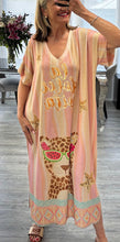 Load image into Gallery viewer, Summer lurex v neck dress
