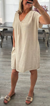 Load image into Gallery viewer, Elsie v neck tunic dress
