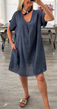 Load image into Gallery viewer, Elsie v neck tunic dress
