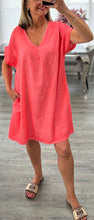 Load image into Gallery viewer, Elsie v neck tunic dress
