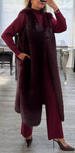 Load image into Gallery viewer, Fern luxury faux fur gilet
