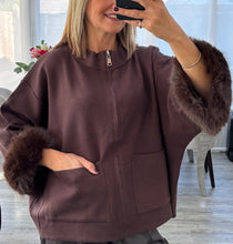 Load image into Gallery viewer, Fern soft knit zip cardigan
