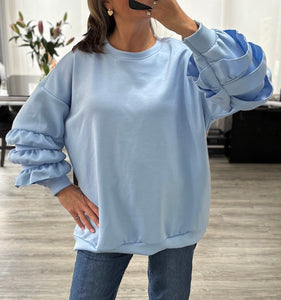 Freya frill sleeve top