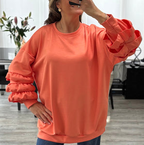 Freya frill sleeve top