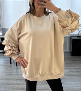 Freya frill sleeve top