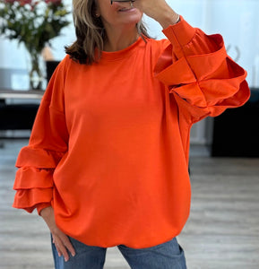 Freya frill sleeve top