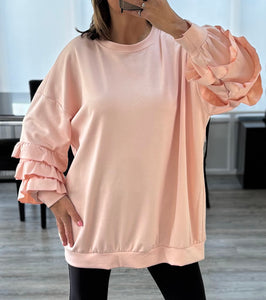 Freya frill sleeve top