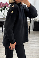 Load image into Gallery viewer, Gaby gold button shoulder set
